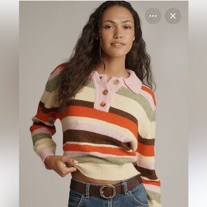 NWT LISA SAYS GAH ALAIA POLO SWEATER